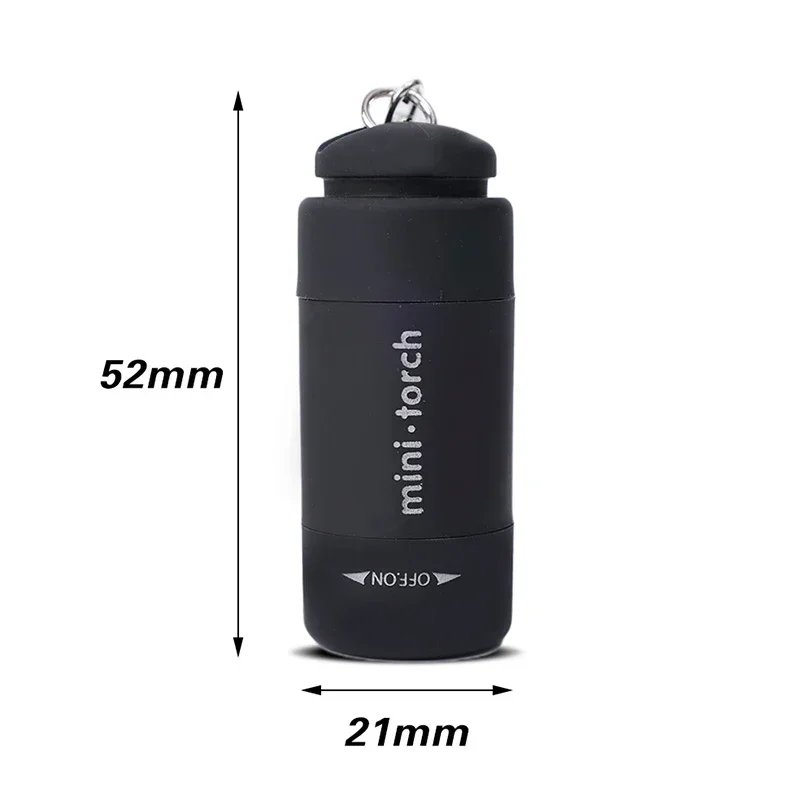 Mini LED Taschenlampe USB Aufladen Taschenlampe Schlüssel bund tragbare Tasche Taschenlampe wasserdichte draussen tragbare Beleuchtung