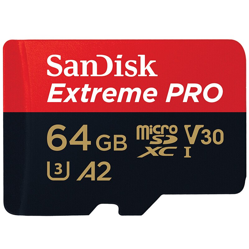 SanDisk karta MicroSD 128GB 256GB 512GB karta pamięci SDHC/SDXC 32GB 64GB karta Class10 TF dla smartfonów drony monitorowanie wideo: Extreme PRO 64GB A2