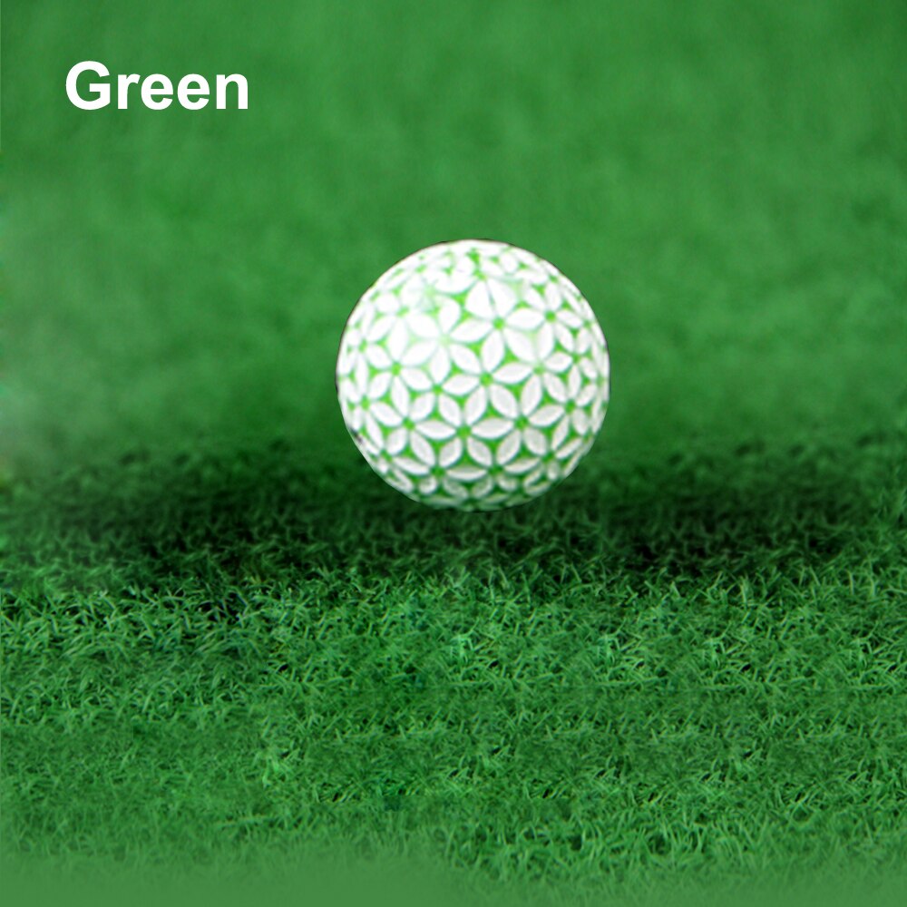 1Pcs Rubber Golf Ball Four Layers High Grade Outdoor Sport Golf Game Training Match Competition: Green