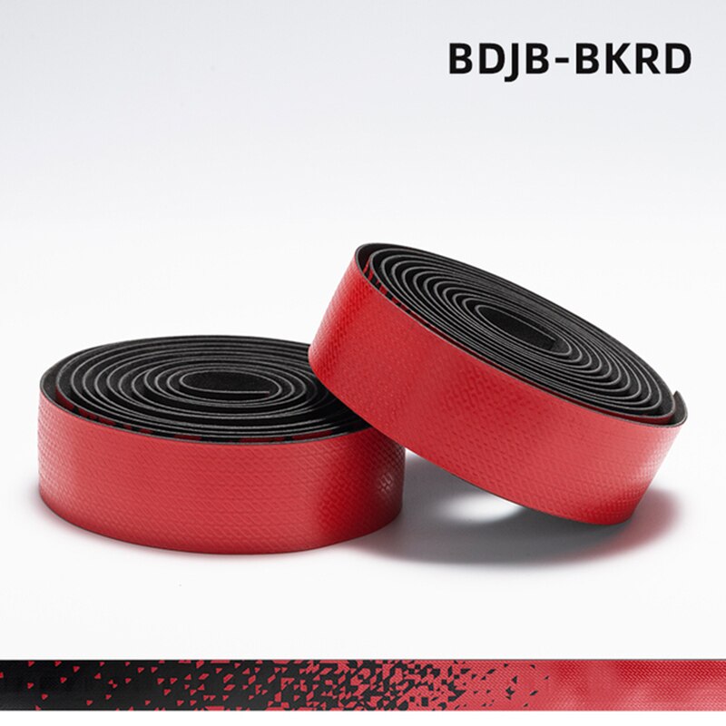 ROCKBROS Lenker Band Rennrad Griff PU Gurt Griff Gürtel Anti-Überspringen Dämpfung Radfahren Gurt Lenker Kork Radfahren Zubehör: BDJB-BKRD