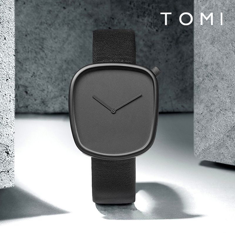 Zegarek TOMI minimalistyczny męski kwadratowy modny ultracienki zegarek minimalistyczny damski wysokiej jakości elegancki zegarek kwarcowy zegar prezent