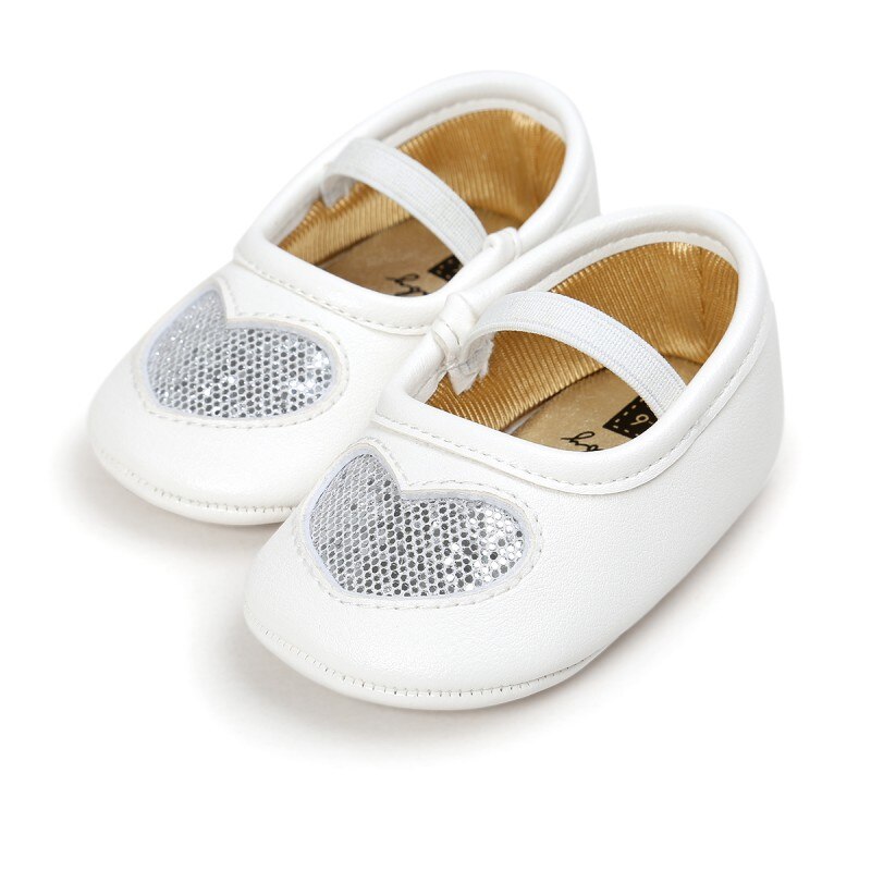Geboren Baby Meisjes Zachte Zolen Prinses Liefde Babyschoenen Baby Peuter Baby Schoenen