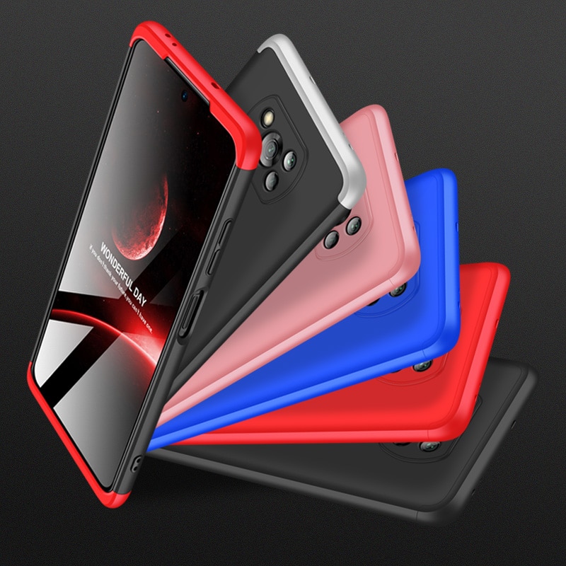 For Xiaomi Pocophone Poco X3 NFC Case Hard Matte Armor Hybrid 3 in 1 Protective back cover case for Xiaomi poco X3 x3nfc shell