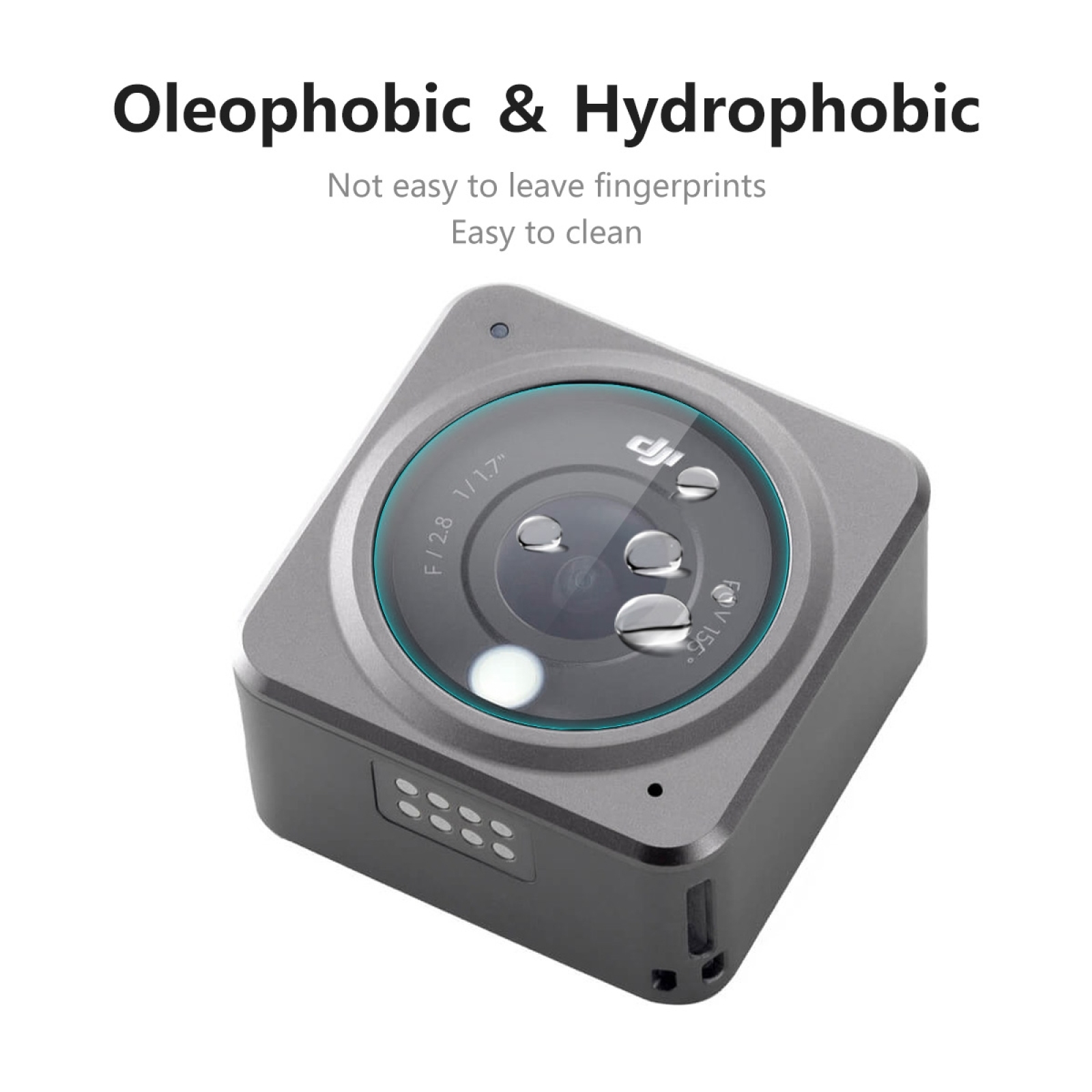 0.2Mm 9H Gehard Glas Screen Film Voor Dji Action 2, Versie: Dual-Screen Combo