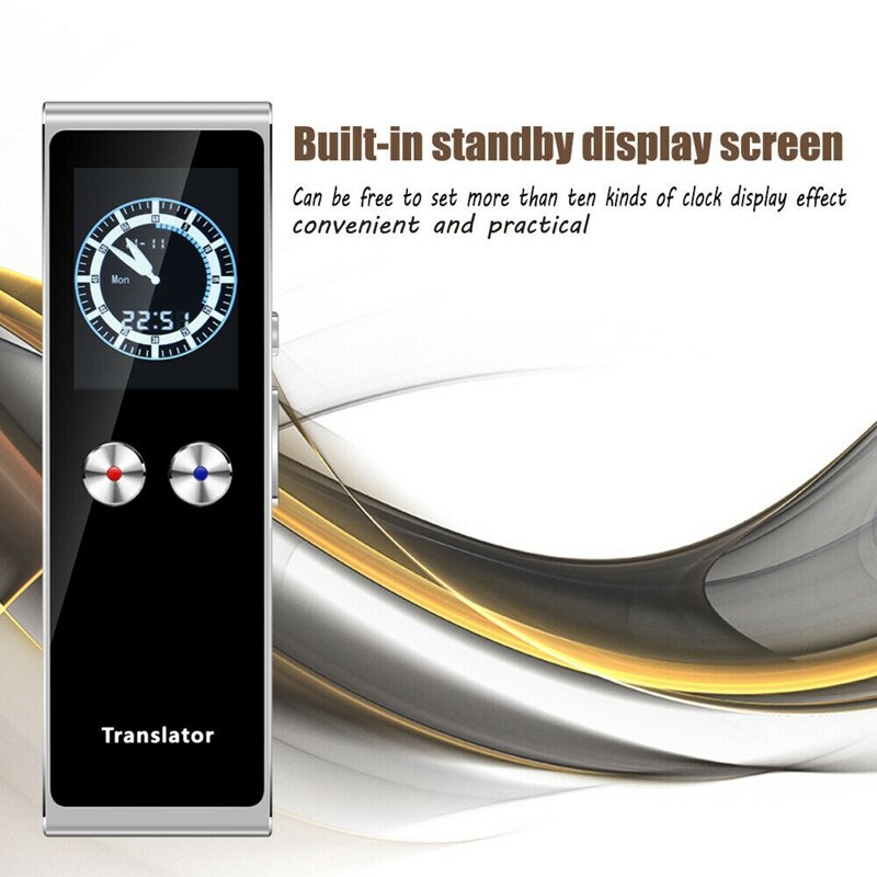 Smart Vertaler Voice Met 2 Inch Druk Sn Twee Way Instant Vertaler Tot 70 + Talen Voor Leren Reizen business Voldoen