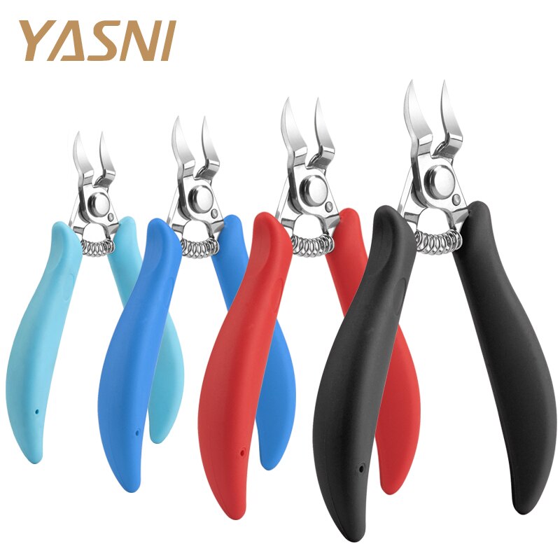 Siliconen handvat roestvrijstalen knipper nagelriem dode huid snijder manicure tool manicure tool dode huid snijder tondeuse  nt141