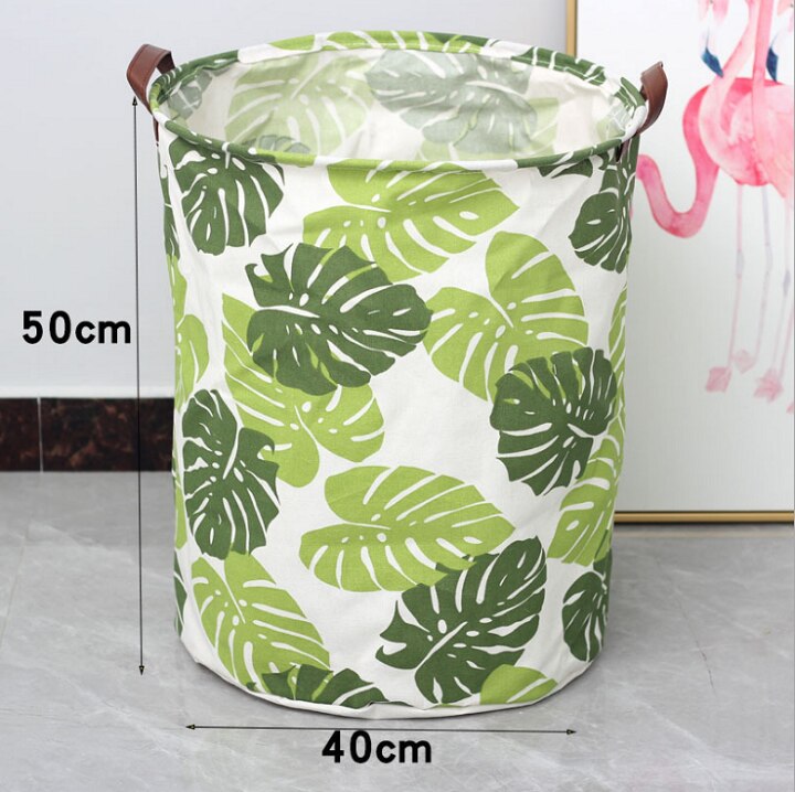 Direct Dirty Clothes Storage Basket Oversized Toy Bucket Home Storage Folding Multipurpose Waterproof Laundry Basket: Deep Blue