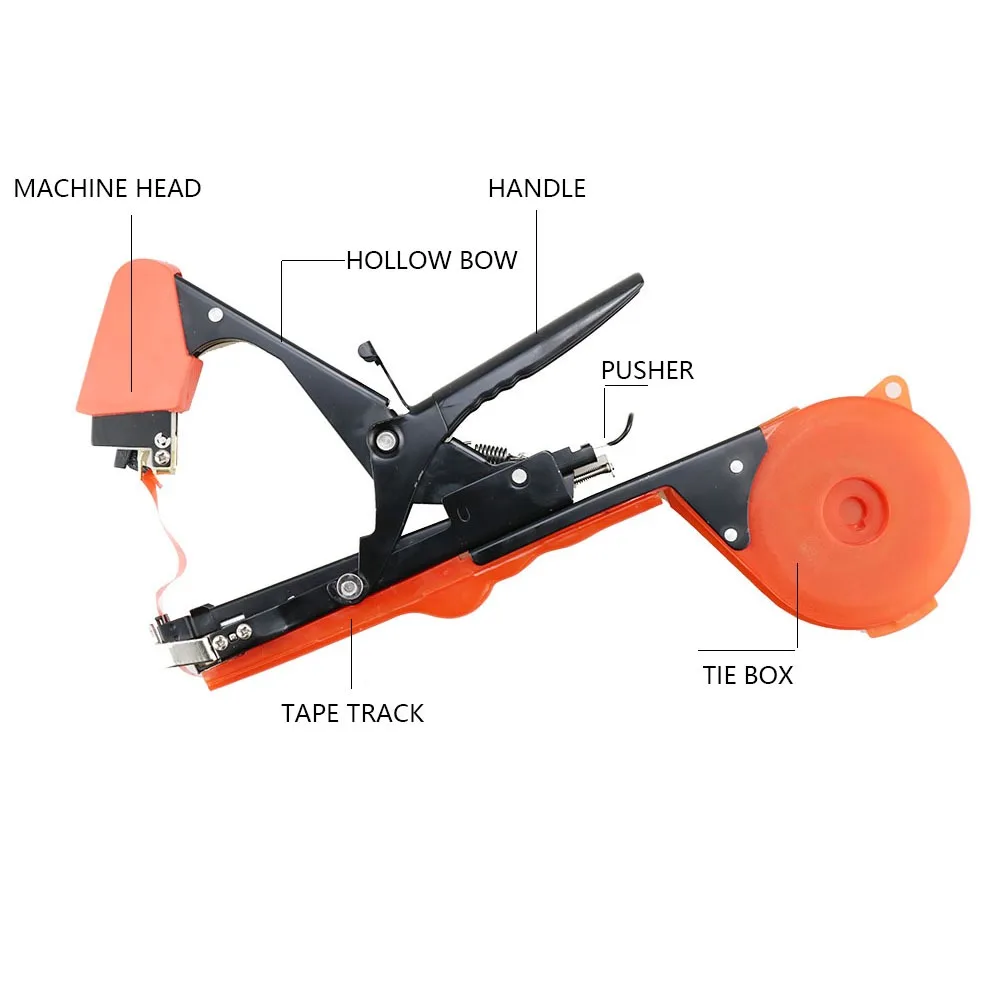 Planta Amarrando Tapetool Máquina Tapener Máquina de amarrar mão de ramo Embalagem Vegetal Stem Strapping Conjunto de ferramentas de poda Nova ferramenta de jardim