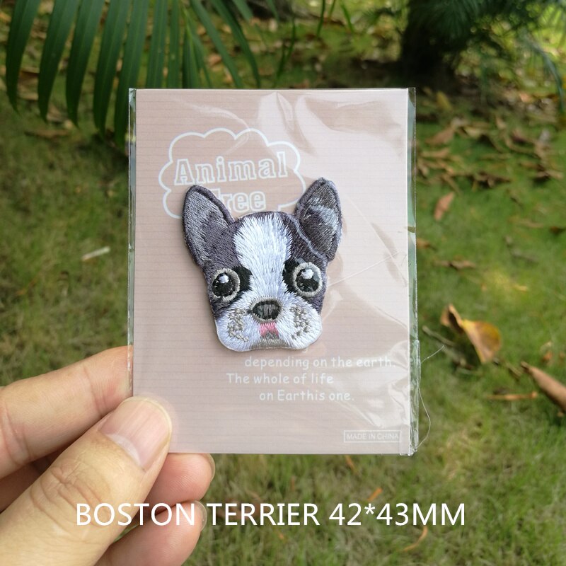 1 billede tegneserie t-shirt sweater dekorative børn bære dekorative broderipatch bagved gummiklud klæbende hund frakke
