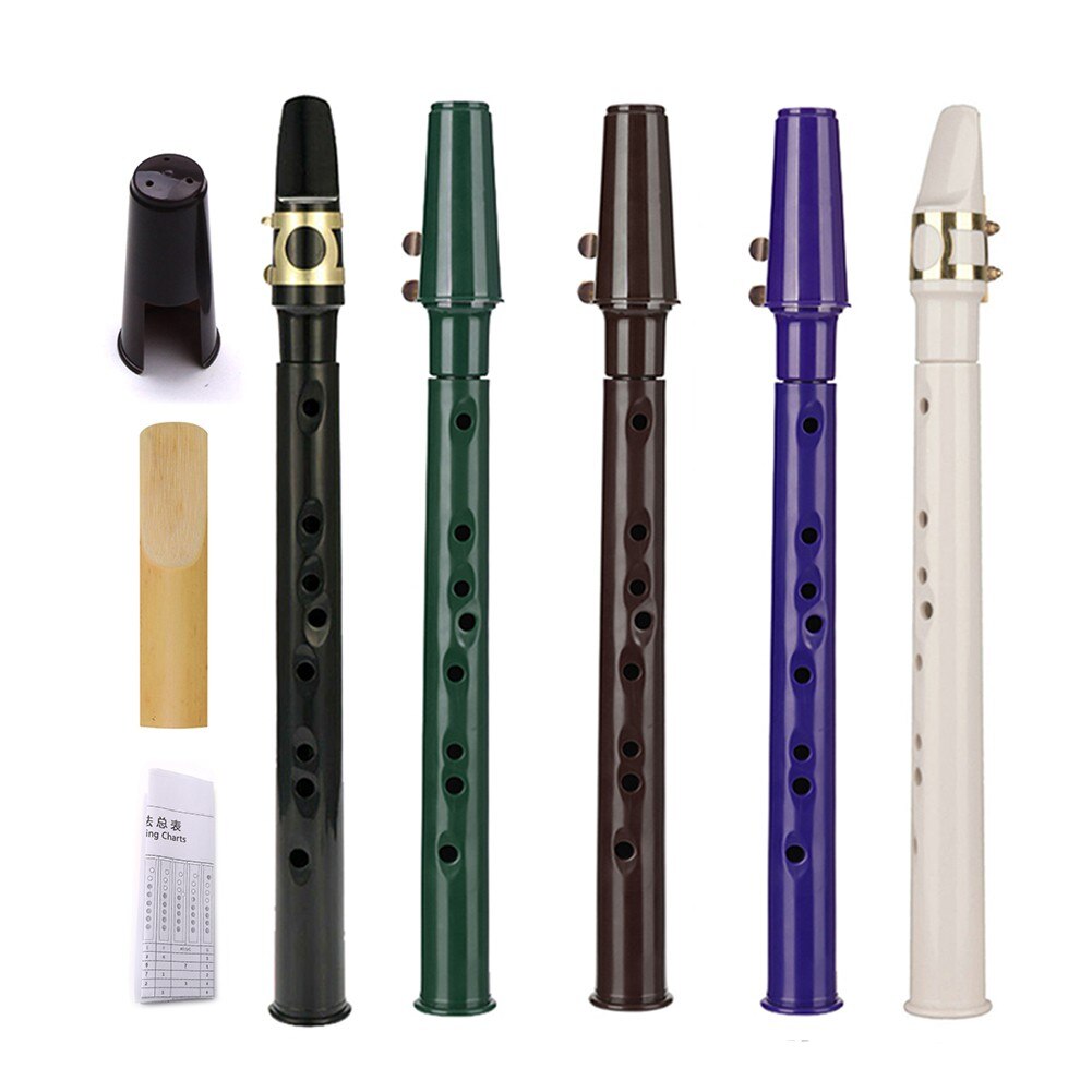 Zwart Pocket Sax C Key Pocket Sax Mini Saxofoon Kleine Saxofoon Met Zak Houtblazers Instrument Muzikale Accessoires