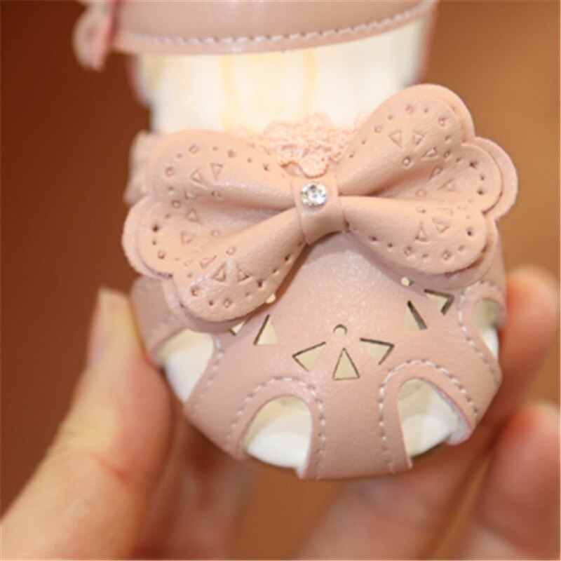 Bow Girls Sandals Baby Kids Princess Beach Shoes Children's Sandals For Girl Toddler Summer Shoes sandalia infantil Size 15