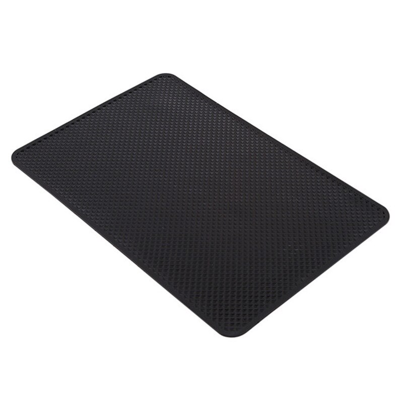 Bilmatte bil sklisikker matte auto silikon interiør dashbord telefon antiskli lagringsmatte pads