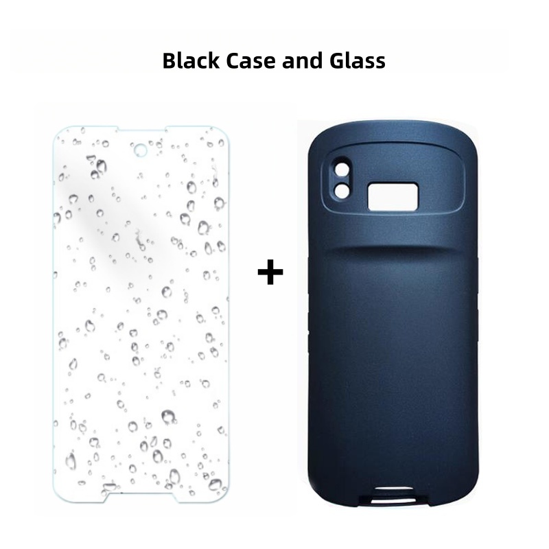 For ZEBRA TC15 TN15 TN28 Anti-Scratch Protective Case Soft Skin Shell Tpu Cover / Hardness Tempered Glass HD Protective Film