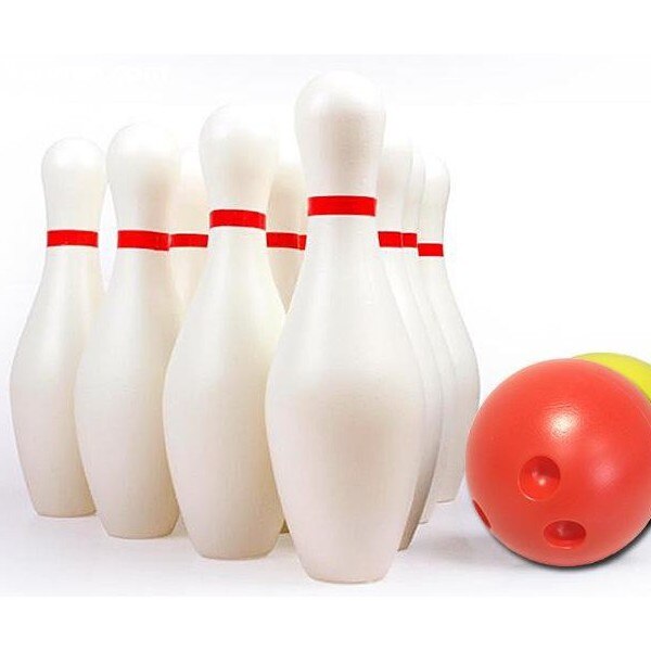 Suzakoo stor størrelse hvid farve bowling flaske bold børn legetøj sport udendørs: Default Title