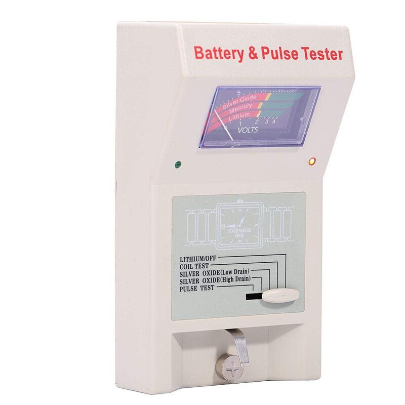 Ur batteri tester knapcelle, med aftagelig to-leder quick show batterier' sundhed velegnet til urmagere, ur reparation m