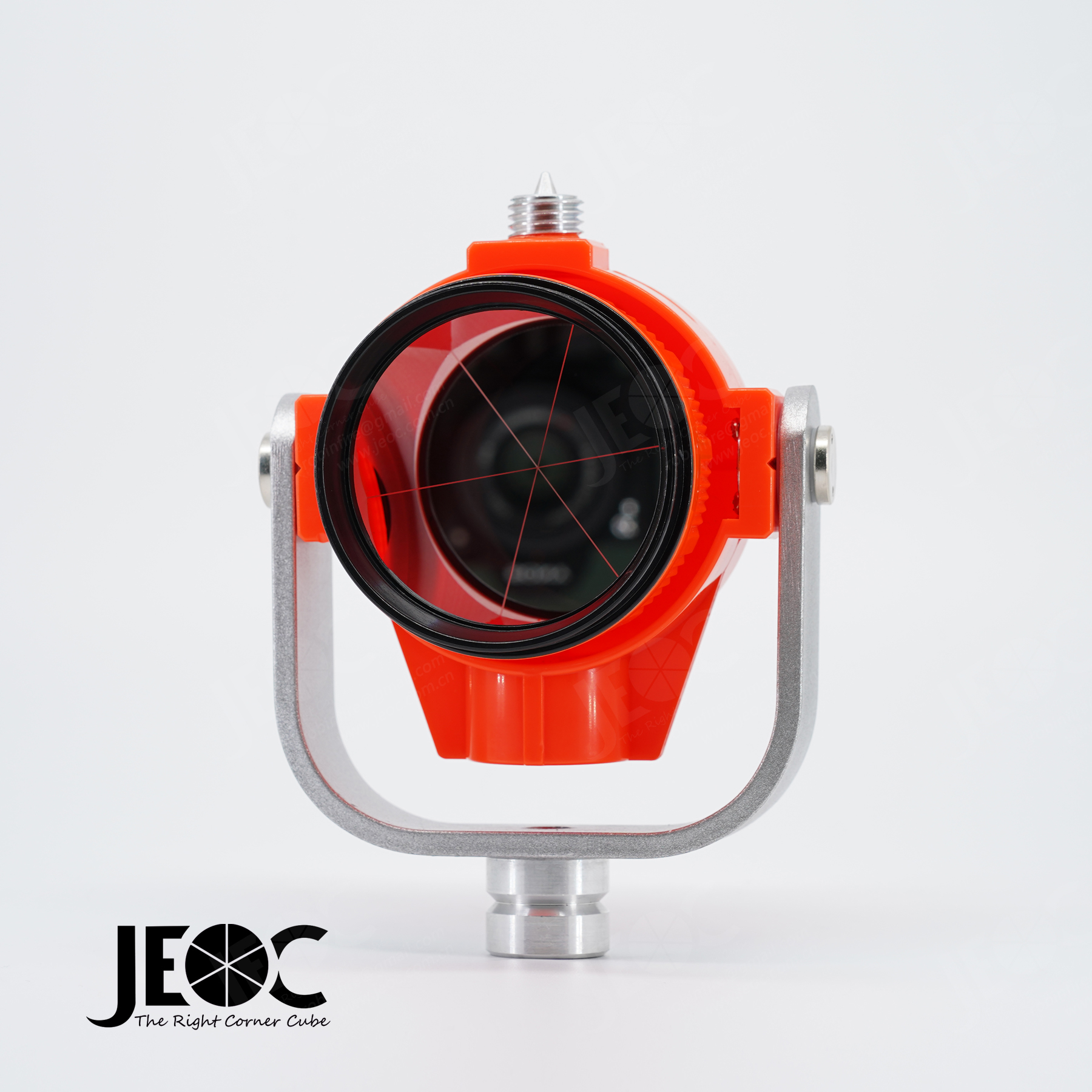 JEOC Simple Reflective Prism, Surveying Reflector for Japanese Total Station, Land Surveying Equipment: Red