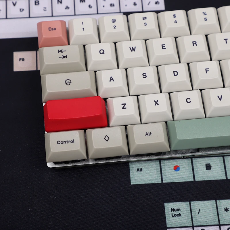OEM Profile R1 Row1 Caps 1.25u/1.5u/1.75u/2.0u/2.25u/2.75u PBT Keycaps for Mechanical Keyboard Supplementary Keys Alt Ctrl Shift
