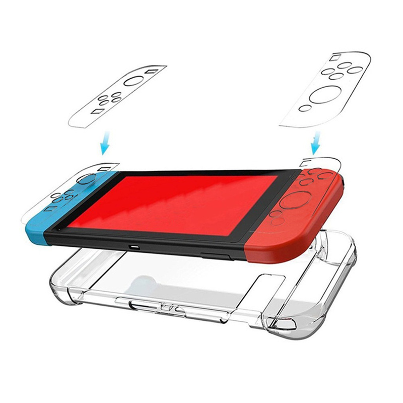 1-3Pcs Transparante Anti-kras Beschermfolie Voor Nintendo Schakelaar Lite Oled Screen Protector Gescheiden Case Voor nintendoswitch