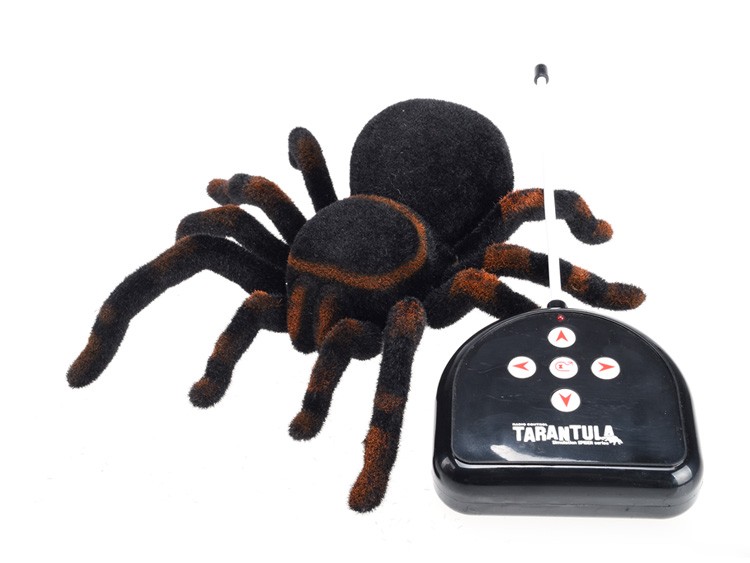 Infrared RC Tarantula Realistic Spider with Lighting Remote Control Simulation Scary Toys Electronic Pets
