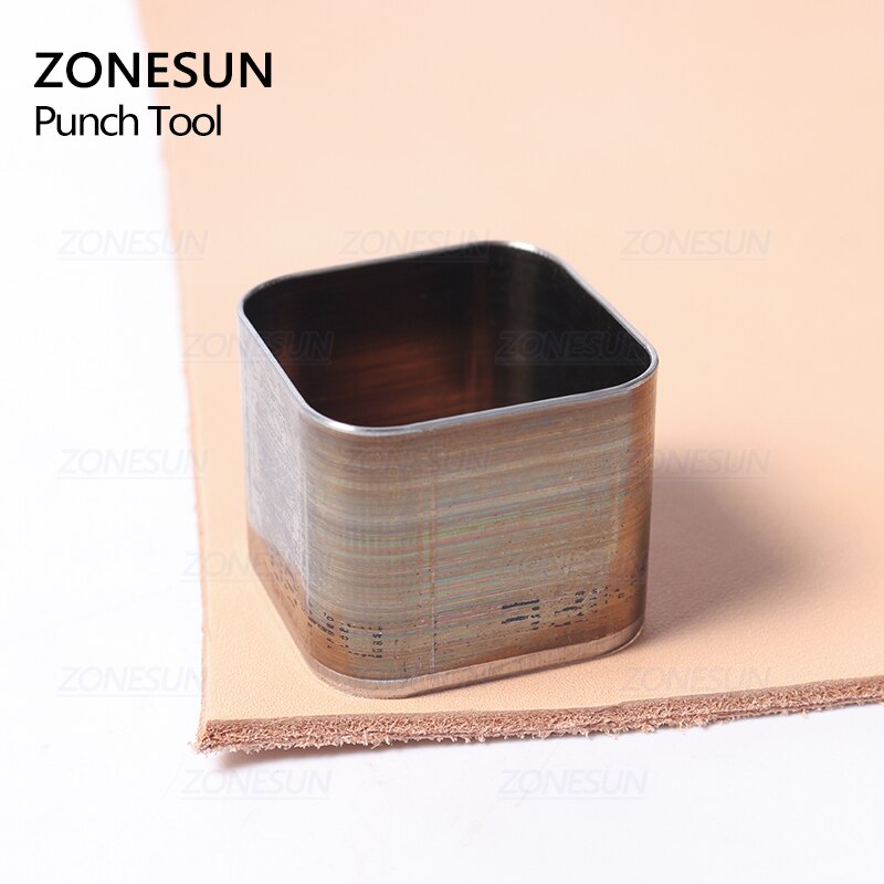 ZONESUN Half-Circle Leather Cutting Die Clicker Steel Rule Die 20/25/30/50mm Punching Tool For Cutting Out Leather Earring