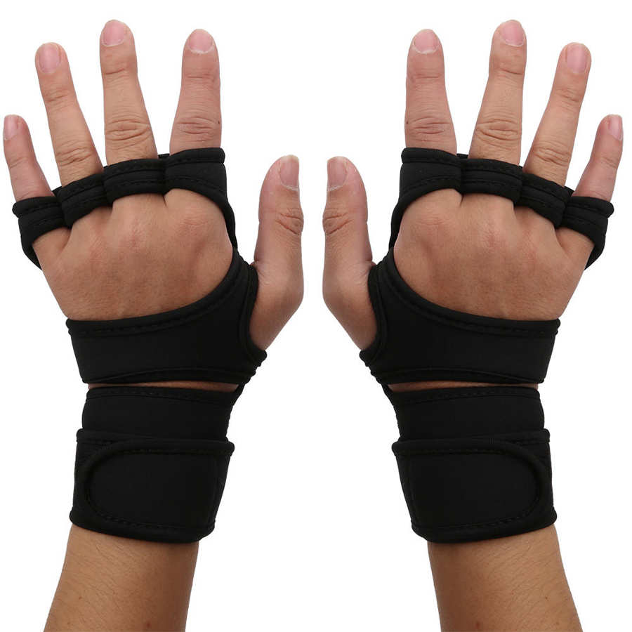 1 Paar Sport Handschoenen Gewichtheffen Fitness Neopreen Handschoenen Anti-Slip Slijtvaste Gewichtheffen Gym Hand Palm Protector handschoenen