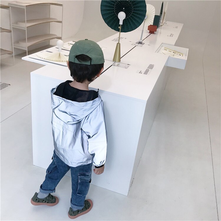 Children's Reflective Coats Autumn Spring Sports Jacket for Boys Breathable Girls Costumes Infantil Party Clothes