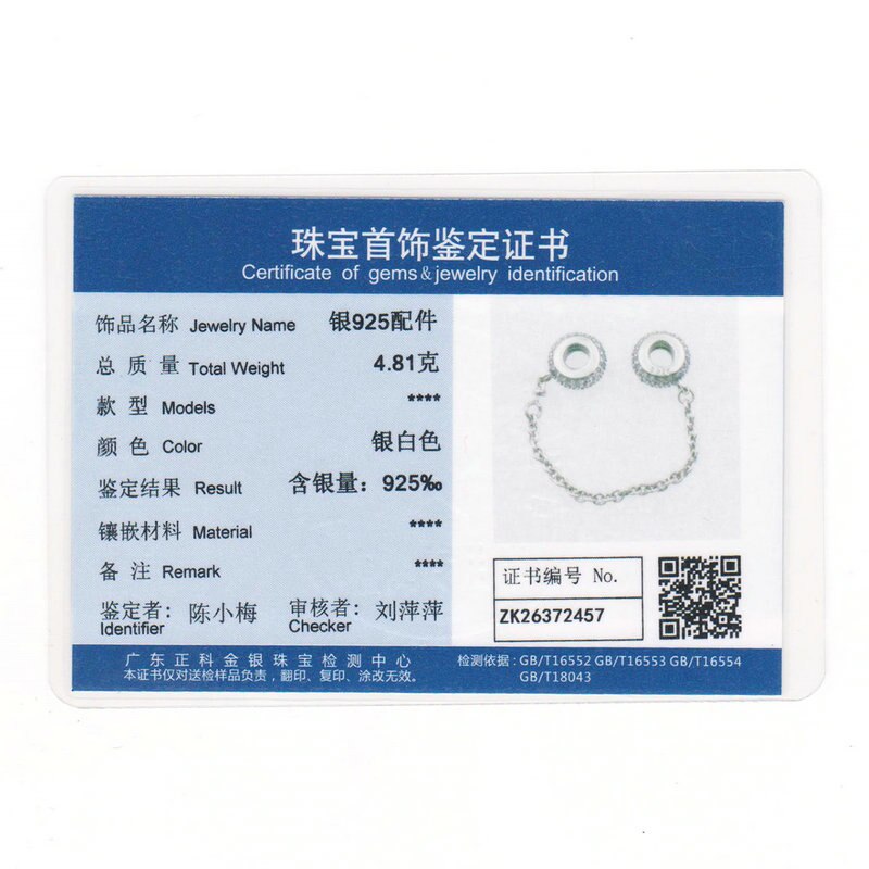 6 stil Echt 925 Sterling Silber Pflastern Inspiration Sicherheit Kette Charme Mit Klaren CZ Fit Original WOST Armband Schmuck BLC011