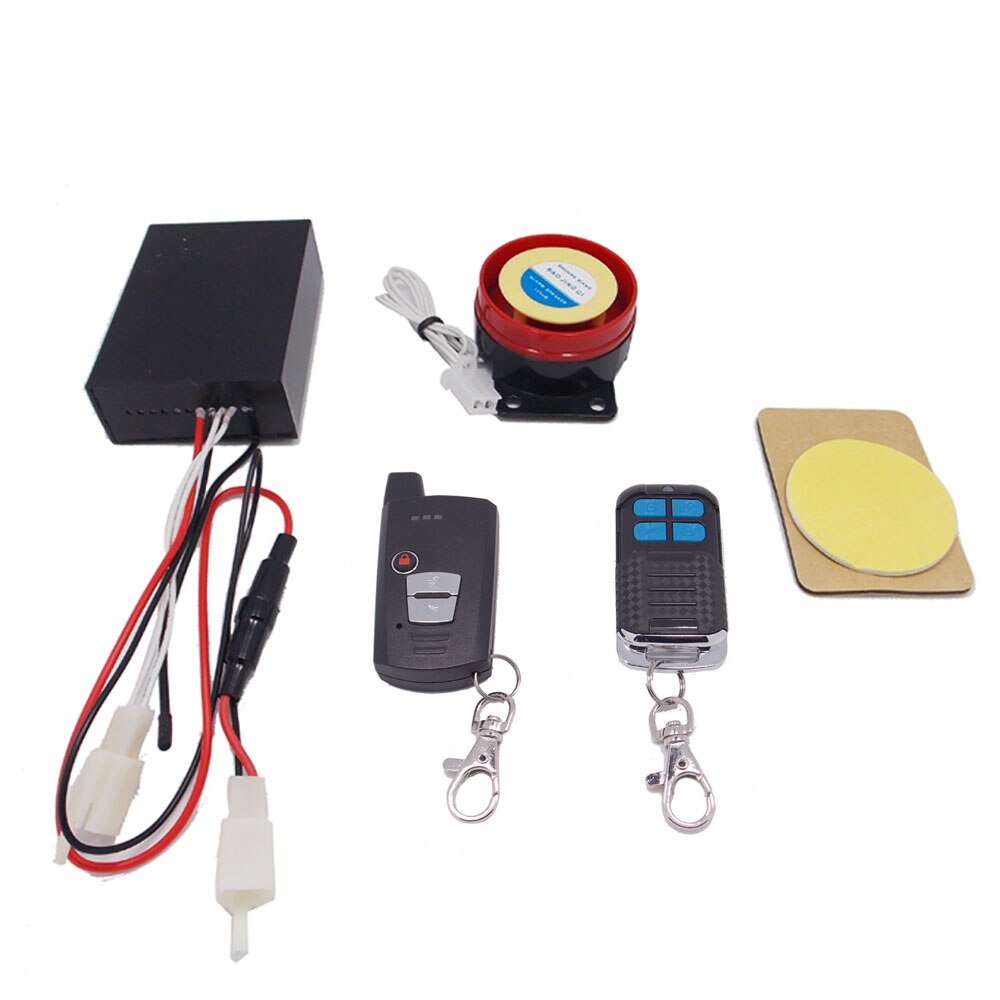 Motorcycle Universal Alarm System Scooter Remote Engine Start Alarma Motorbike Moto Anti-Theft Alarms Motor Protection Buzzer