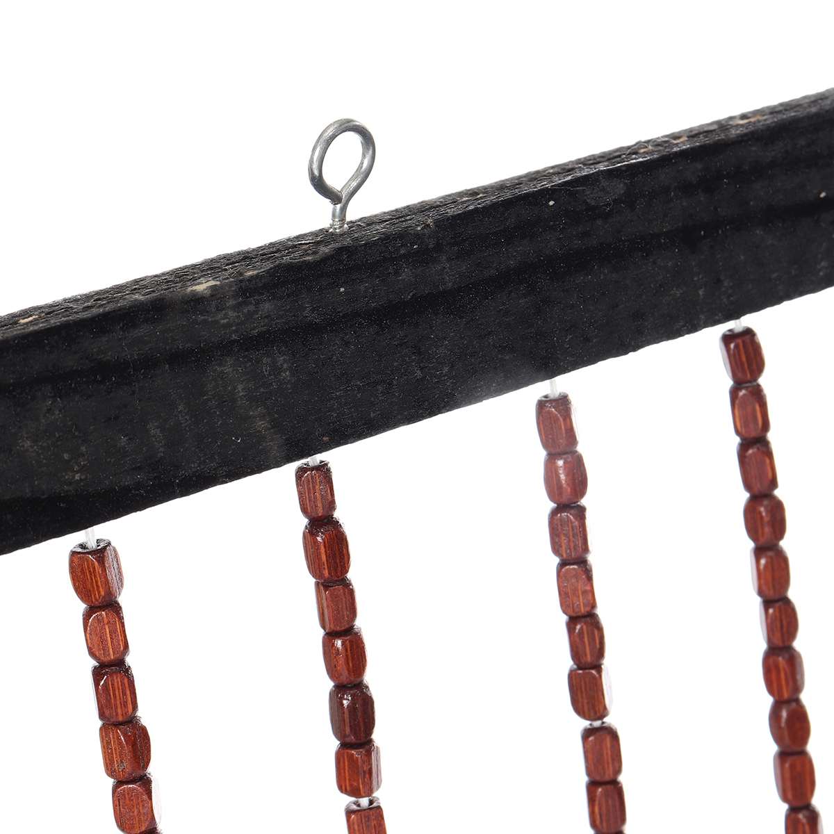 175x90cm 27 Lines Wooden Bead String Curtain Handmade Wooden Blinds Partition Curtain Home Door Living Room Bedroom Blinds Decor