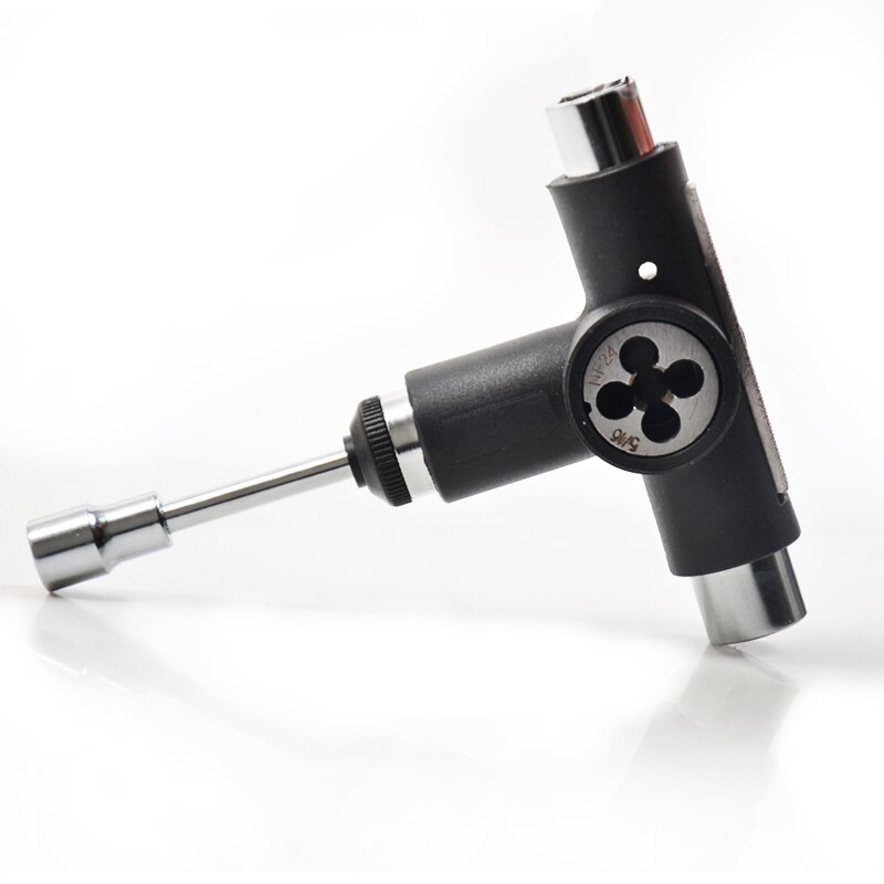 Skateboard Wrench Skateboard Repair Kit Semi-Automatic Tool Skate Board T-Shape Multifunctional Roller Skate Heavy Duty Wrench