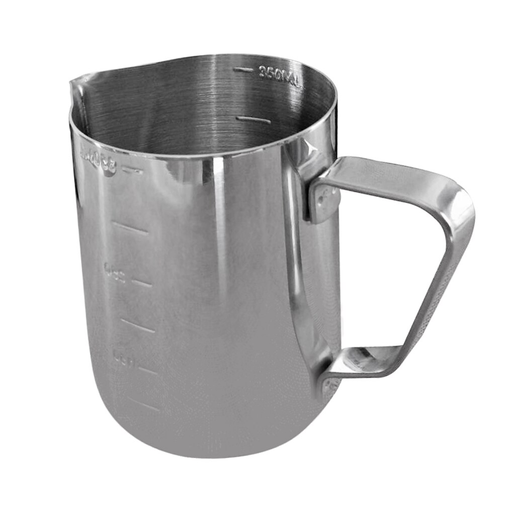 350Ml Roestvrij Staal Koffie Melk Opschuimen Jug Frother Kaars Maken Pitcher