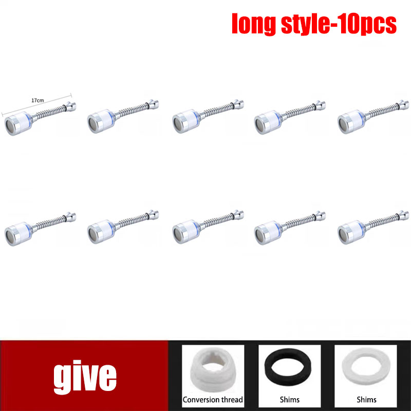 Kraan Douchekop Waterzuiveraar Meerdere Filter Nozzle Keuken Universeel Kraanwater Filter Splash Proof Head Verlenging Apparaat: Blauw