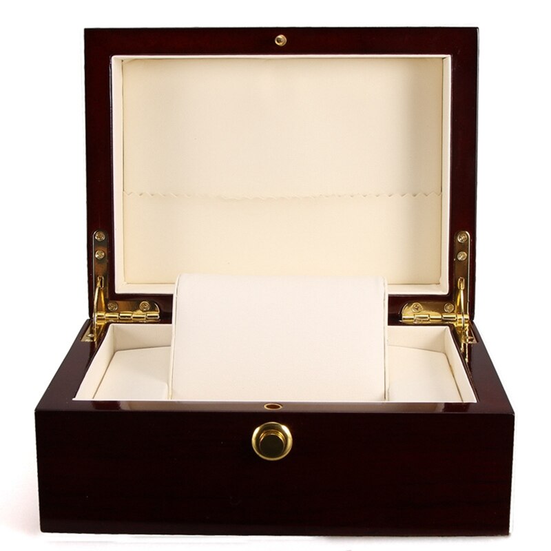 Mannen En Vrouwen Single Grid Horloge Vitrinekast Horloge Collectie Opbergdoos Display Box Voor Mannen En Vrouwen