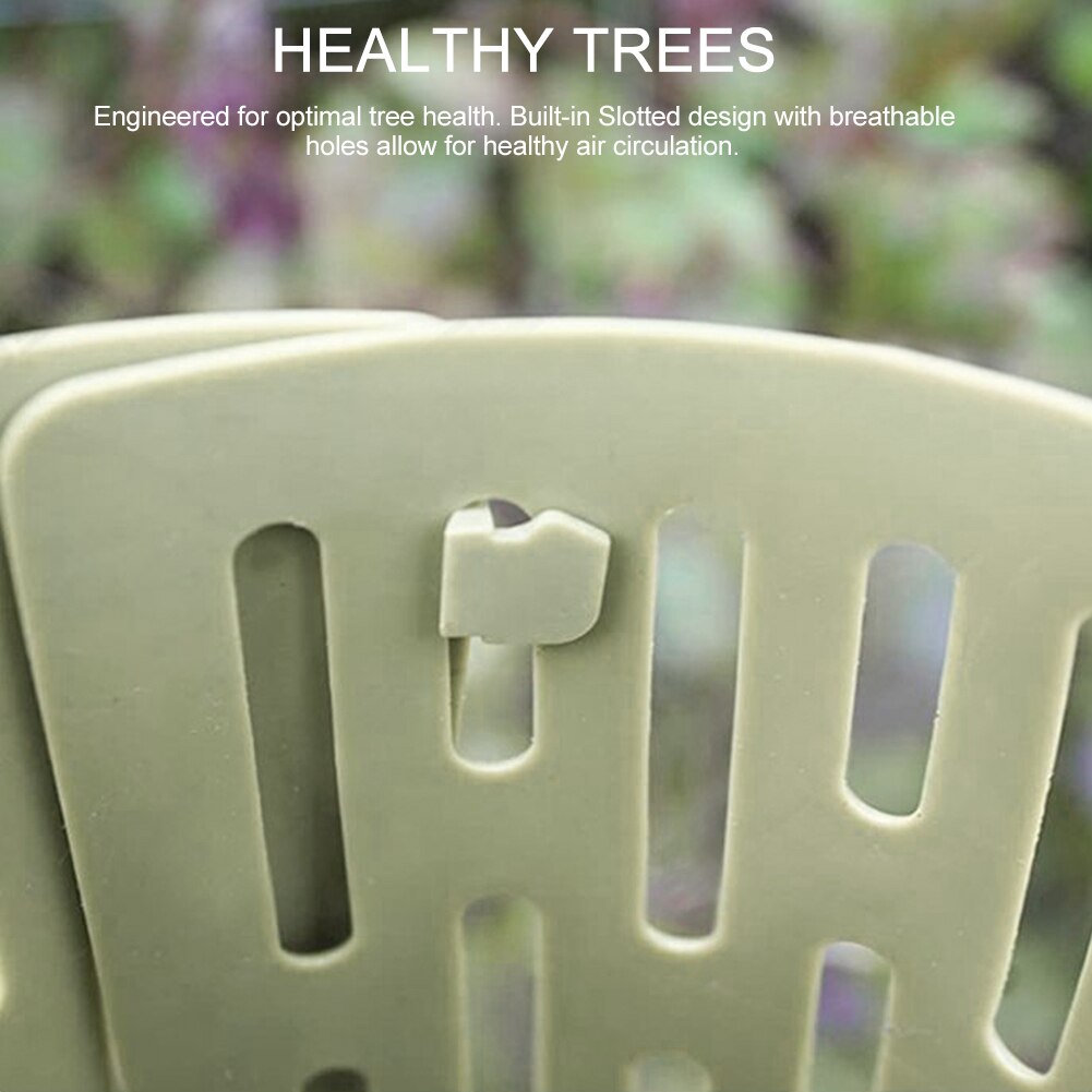 6pcs Lamp Posts Grey Durable Plant Tree Trunk Protector Guard Prevent Damage Practical Landscape Indoor Outdoor Lawn Garden