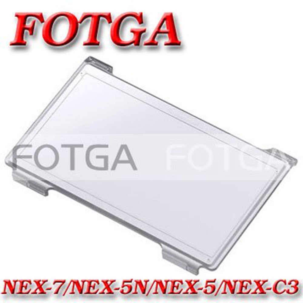 Fotga lcd monitor kap harde cover screenprotector voor sony nex -3 nex -5 nex -5c nex -5n