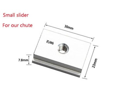 Aluminum alloy T-track groove beveled track and beveled slide and bevel bar slider table saw bevel gauge bar woodworking tool