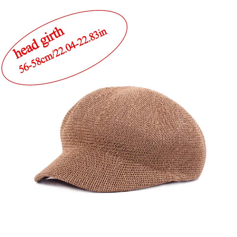 Automne hiver gavroche casquettes hommes femmes Tweed octogonal chapeau maille casquette béret chapeau respirant détective chapeaux rétro casquettes plates