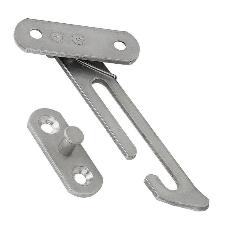 Edelstahl FlüGel Fenster Stopper Aluminium Wind Fenster Belüftung sperren Klammer Schiebe Zubehör J6E4