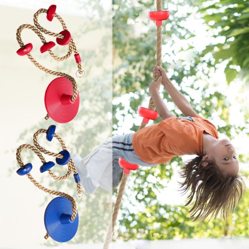 Jungle gym klatrereb med platforme og diskgyngesæde fitnessgyngestativ tilbehør børnegyngesæde legetøj