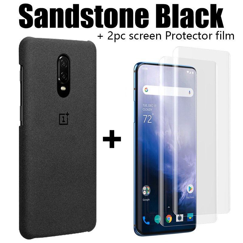 Oficial original oneplus 8 pro caso náilon pára-choques caso arenito karbon pára-choques claro caso para oneplus 8 pro