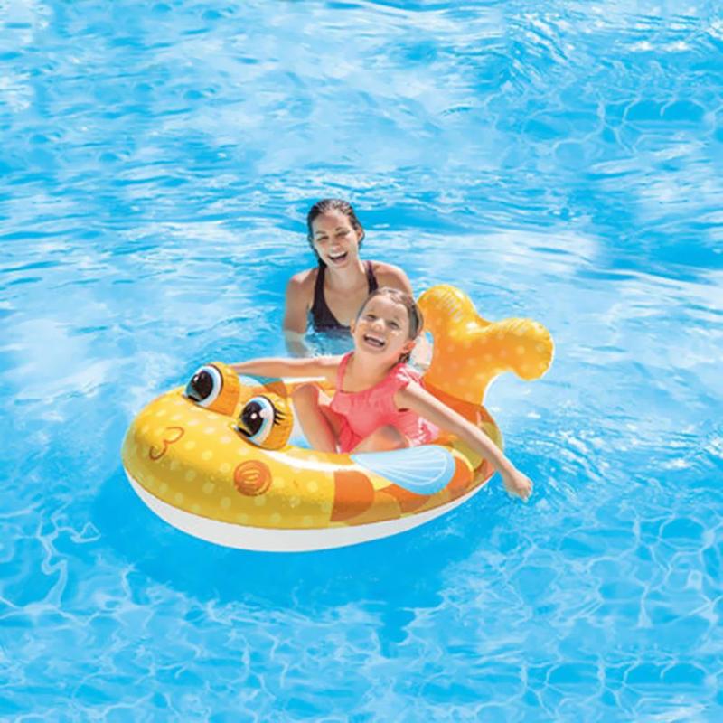 Veiligheid Cartoon Zwemmen Ringen Zomer Outdoor Strand Zwembad Opblaasbare Kinderen Zwemmen Seat Fun Kinderen Speelgoed Opblaasbare Zwemmen Speelgoed