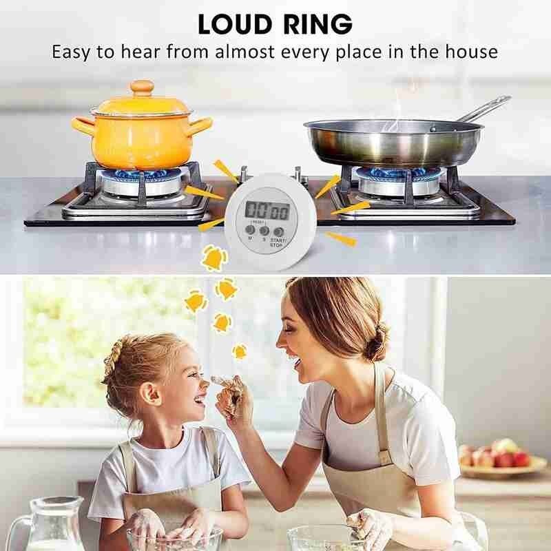 Electronic Timer Lcd Digital Kitchen Countdown Cooking Plastic Accessories Timer Kitchen Random Alarm Color Timer Kitchen T Z5M4