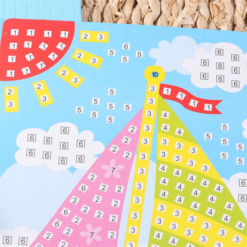 Klistremerke eva pedagogisk 3d gjør-det-selv mosaikk klistremerke lage klistremerker mosaikk klistremerker for barn baby barn