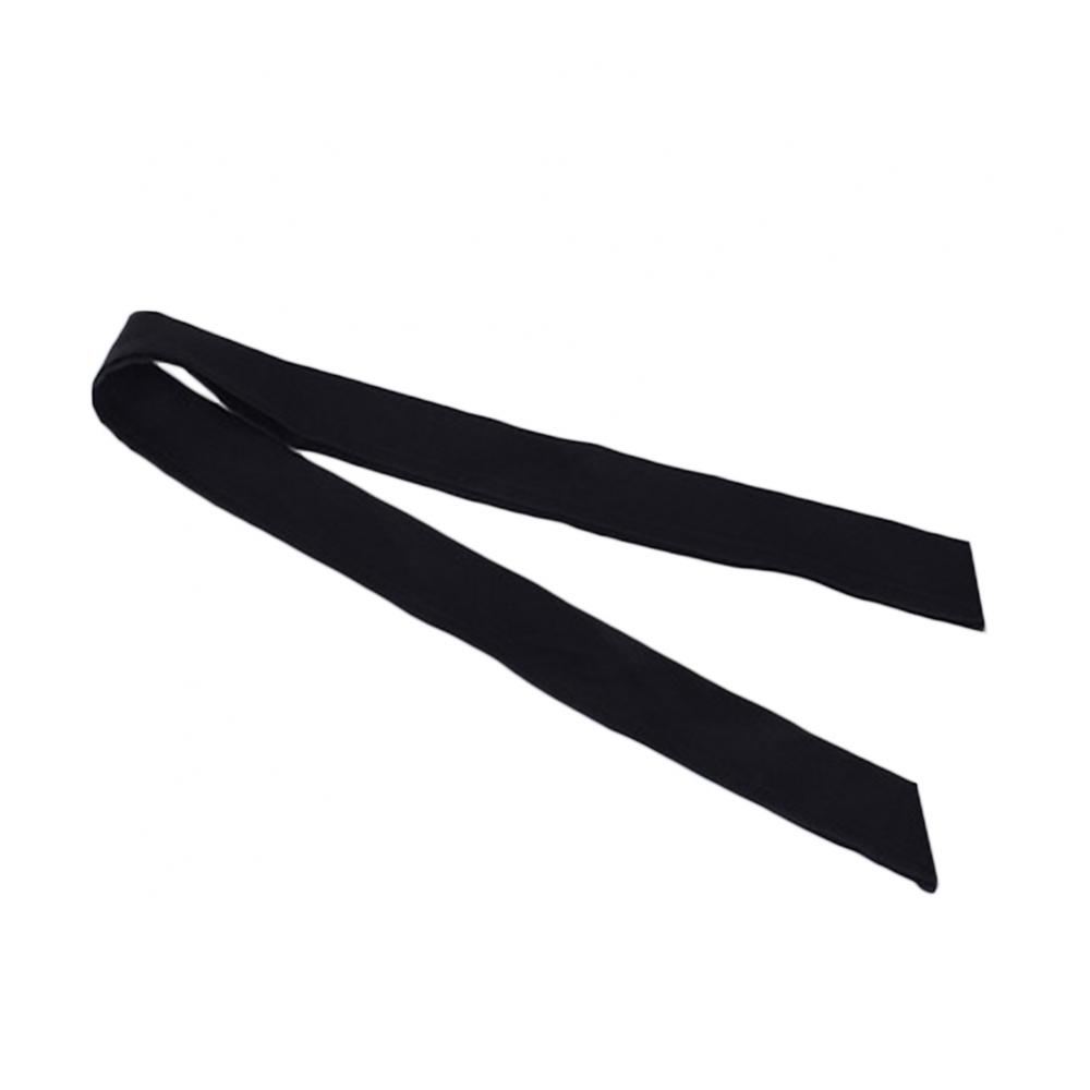 99cm Chef Neck Tie Neckerchief Scarf Waiter Sweat Towel Aprons Skinny Scarves Satin Ribbon Decor Home Kitchen Restaurant Hotel: black