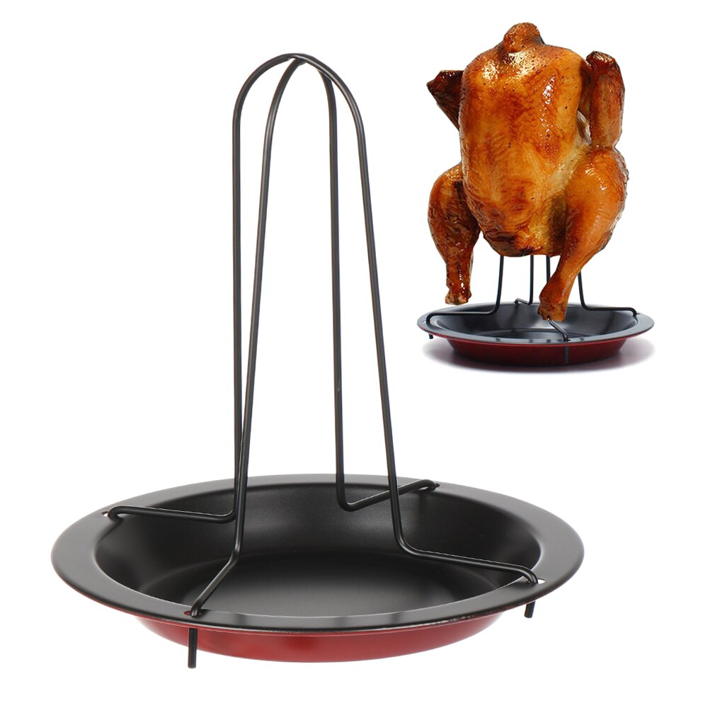 1 Set Barbecue Grillen Bakken Koken Plank Pannen Non-stick Stand Kip Koffiebrander Houder Rack Met Kom Bbq Accessoires gereedschap