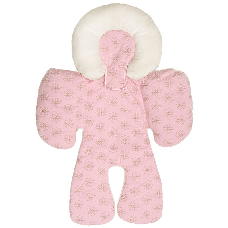 Winter Baumwolle Baby Kinderwagen Sitzkissen Verdicken Pad Matratze Sanft Kinderwagen Zubehör Schlaf Korb Stuhl Kissen für Neugeborene: Rosa
