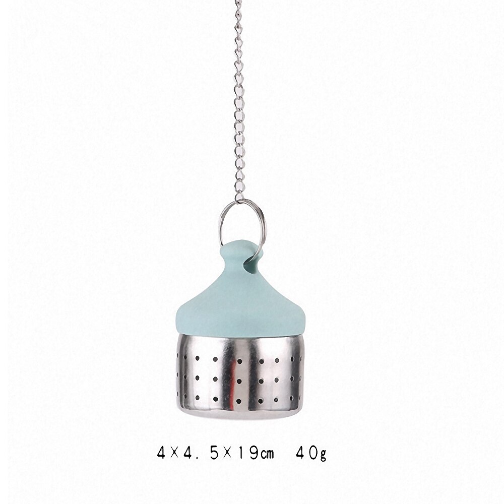 6 Styles Portable Silicone Tea Infuser Umbrella Whale Ball Leaf Tea Filter Stainless Steel Herbal Spice Tea Maker Teaware: F