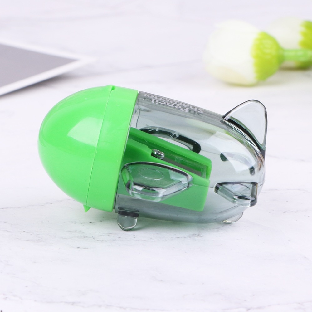 Aircraft Airplane Shape Mechanical Pencil Sharpener Stationery Office School