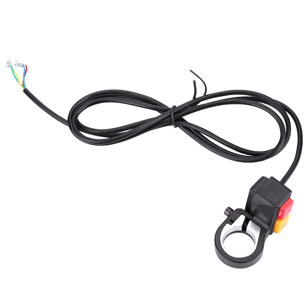 Elektrische Fiets 2-in-1 Lamp Claxonschakelaar Onderdeel, Duurzame Lamp en Claxonbedieningsschakelaar met Lichtadapterkabel voor Elektrische Fiets Motorfiets Scooter Accessoire