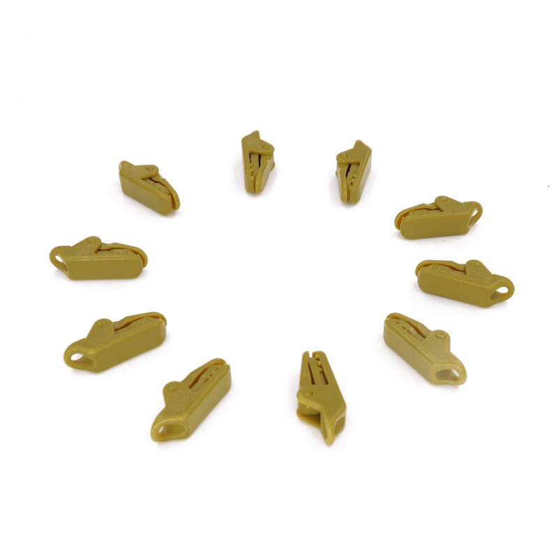 tent awning canopy clamp tarp clip snap buckle anchor gripper Caravan grip trap Tighten outdoor fastener tarpaulin clothespin: Tan